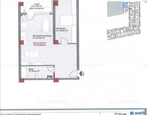 Appartement 2 chambres à vendre dans Cluj-napoca, zone Centru