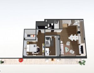 Appartement 3 chambres à vendre dans Cluj-napoca, zone Borhanci