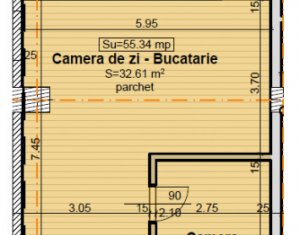 Appartement 2 chambres à vendre dans Cluj-napoca, zone Baciu