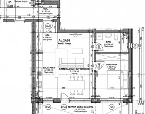 Appartement 2 chambres à vendre dans Cluj-napoca, zone Borhanci