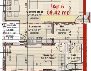 Appartement 2 chambres à vendre dans Cluj-napoca, zone Centru
