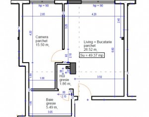 Appartement 2 chambres à vendre dans Floresti