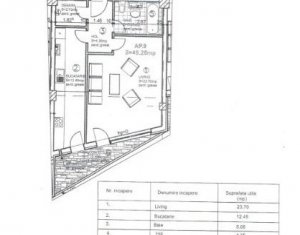 Appartement 1 chambres à vendre dans Cluj-napoca, zone Centru