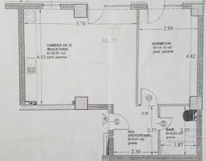 Appartement 2 chambres à vendre dans Cluj-napoca, zone Buna Ziua