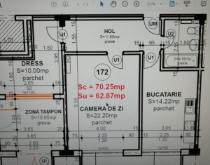 Appartement 2 chambres à vendre dans Cluj-napoca, zone Baciu