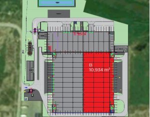 Espace Industriel à louer, 10650m2 dans Cluj-napoca, zone Floresti