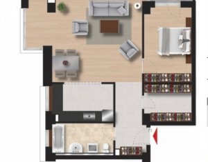 Appartement 2 chambres à vendre dans Cluj-napoca, zone Gheorgheni