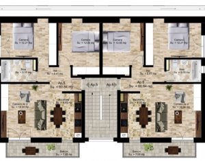, 63m2 dans Cluj-napoca, zone Manastur