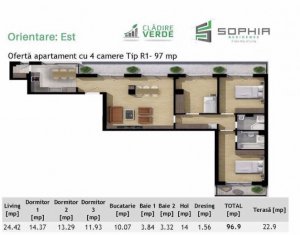 Appartement 4 chambres à vendre dans Cluj-napoca