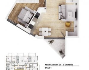 , 54m2 dans Cluj-napoca, zone Gheorgheni