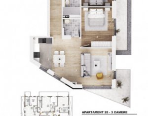 , 89m2 dans Cluj-napoca, zone Gheorgheni