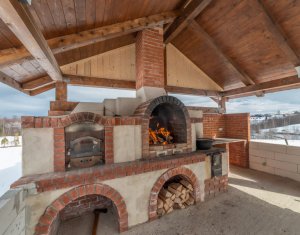 Pensiune 6 camere, Rasca , teren 7500 mp. 