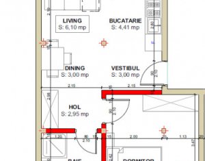Appartement 2 chambres à vendre dans Cluj-napoca, zone Iris