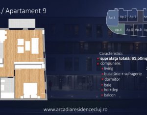 Appartement 2 chambres à vendre dans Cluj-napoca