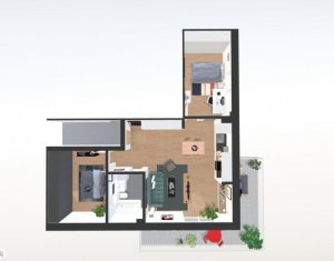 Appartement 3 chambres à vendre dans Cluj-napoca, zone Borhanci