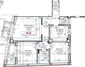 Appartement 3 chambres à vendre dans Cluj-napoca, zone Centru