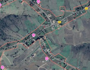 Terrain à vendre dans Balcesti (belis), zone Centru