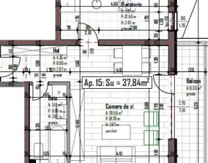 Appartement 1 chambres à vendre dans Floresti