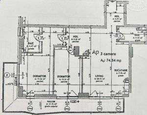 Appartement 3 chambres à vendre dans Cluj-napoca, zone Gheorgheni