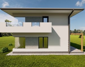 Casa individuala, 4 camere, 117 mp utili, 500 mp teren, Chinteni 