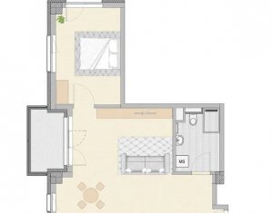 Appartement 2 chambres à vendre dans Cluj-napoca, zone Gara