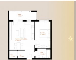 , 53.35m2 dans Floresti