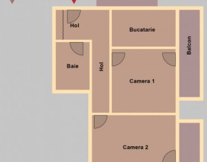 Appartement 2 chambres à vendre dans Cluj-napoca, zone Manastur