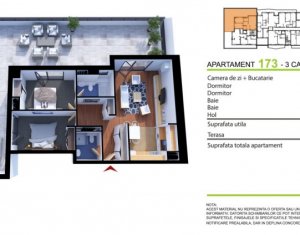 Appartement 3 chambres à vendre dans Cluj-napoca, zone Gheorgheni