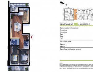 Appartement 3 chambres à vendre dans Cluj-napoca, zone Gheorgheni