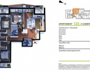 Appartement 4 chambres à vendre dans Cluj-napoca, zone Gheorgheni