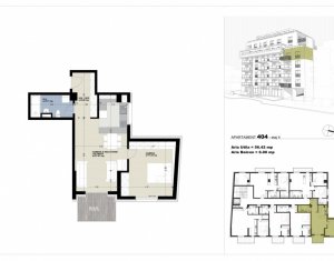 Appartement 2 chambres à vendre dans Cluj-napoca, zone Marasti