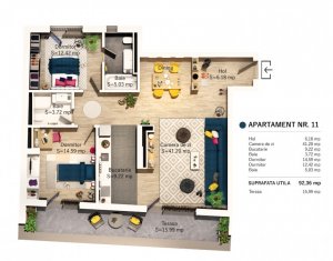 Apartment 3 rooms for sale in Cluj-napoca, zone Centru