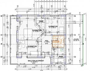 Case individuale, 120 mp, utilitati, semifinisate, Dezmir