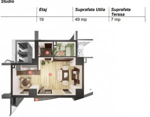 , 49m2 dans Cluj-napoca, zone Manastur