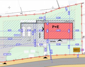 Teren intravilan autorizat, 780 mp, zona Sun Garden – Baciu. Proiect casa inclus