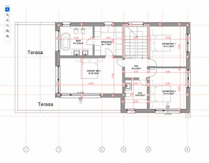 Teren intravilan autorizat, 780 mp, zona Sun Garden – Baciu. Proiect casa inclus