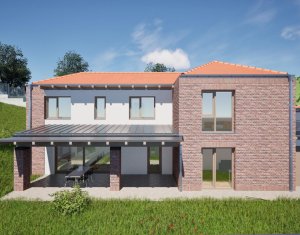 Teren autorizat duplex premium in Feleacu - Natura, asfalt, utilitati complete