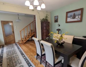 Casa calcan, cart Gheorgheni, 5 camere, 2 bai, garaj, anexe, curte