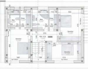 Casa individuala, 160mp utili, 5 camere, teren 630 mp, garaj, terasa – Popesti