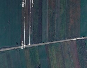 Teren 5800 mp, extravilan, zona releu Radio, investitie Jucu de Sus